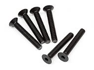 HPI 109068 - FLAT HEAD SCREW M5X35MM (HEX SOCKET/6PCS) 3.0MM HEX SOCKET